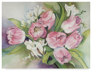 Joanne Porter 'Tulips In Spring' Canvas Art, 32"x24"