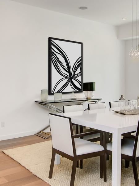 "Butterfly Petals" Framed Painting Print, 24"x36"