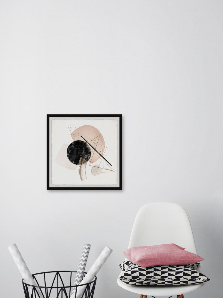 "Distorted Memories" Framed Painting Print, 18x18