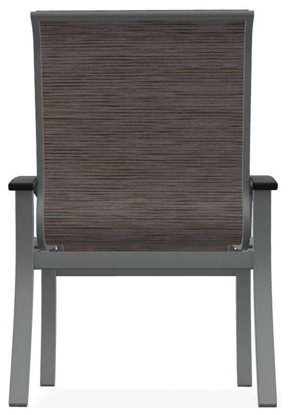 Belle Isle Sling Outdoor Dining Chair, James/Graphite