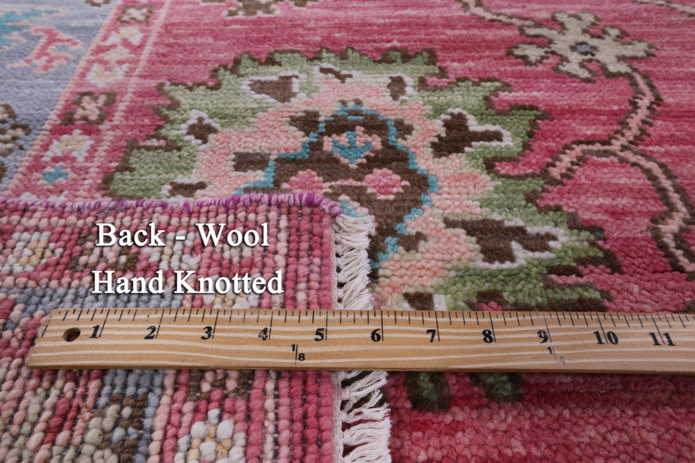 5' 3" X 8' 1" Turkish Oushak Hand Knotted Wool Rug - Q15352