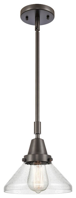 Innovations Lighting 447-1S-OB-G4474-LED Caden 1 Light 8" Mini Pendant