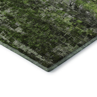 Premium Machine Washable Mayfield AMF581 Green 8' x 10' Rug