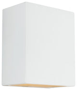 Sea Gull Lighting 1-Light Outdoor Lantern, Unfinished Ceramic