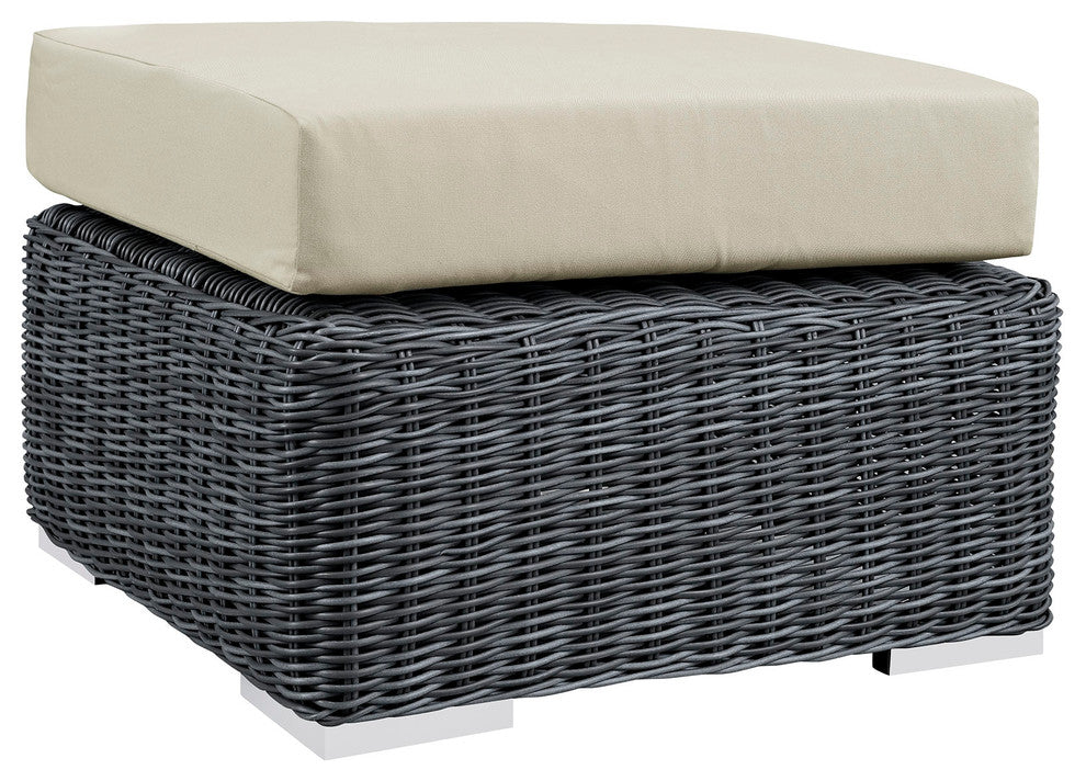 Canvas Antique Beige Summon 12-Piece Outdoor Patio Sunbrella Sectional Set
