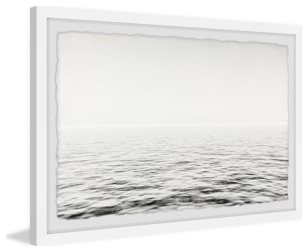 "Me and the Ocean" Framed Painting Print, 30x20