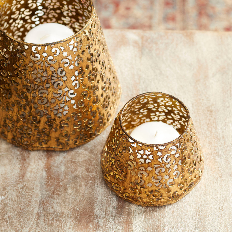 Cyan Design Small Filigree Dream Container, Antique Gold