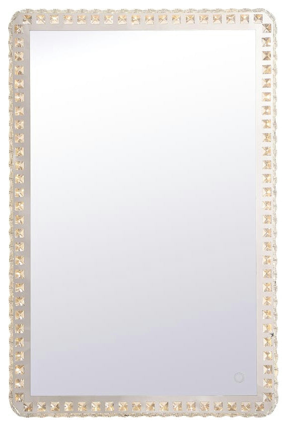 Elegant MRE62436C Evelyn 24"x36" Hardwired LED Mirror