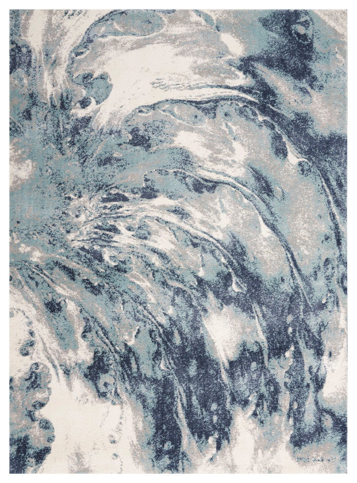 Nourison American Manor Blue/Ivory 4' x 6' Area Rug