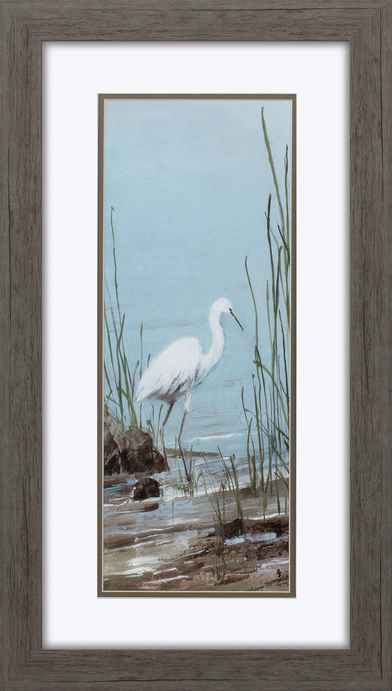 Island Egret Wall Art, 2-Piece Set