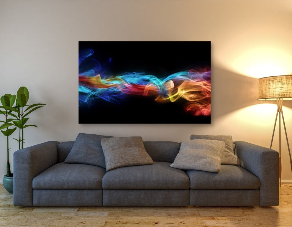 Epic Graffiti "Dynamic Haze" Giclee Canvas Wall Art, 60"x40"