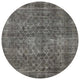 Ahgly Company Indoor Round Mid-Century Modern Area Rugs, 4' Round
