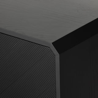 Caspian Media Console, Black Ash