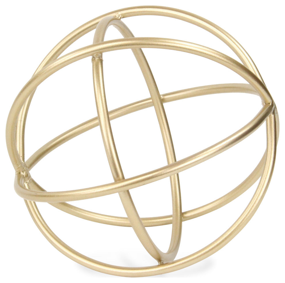 Circular Orb Decor, Gold
