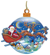 Up Up And Away Ball Scenic, Decorative Ornament