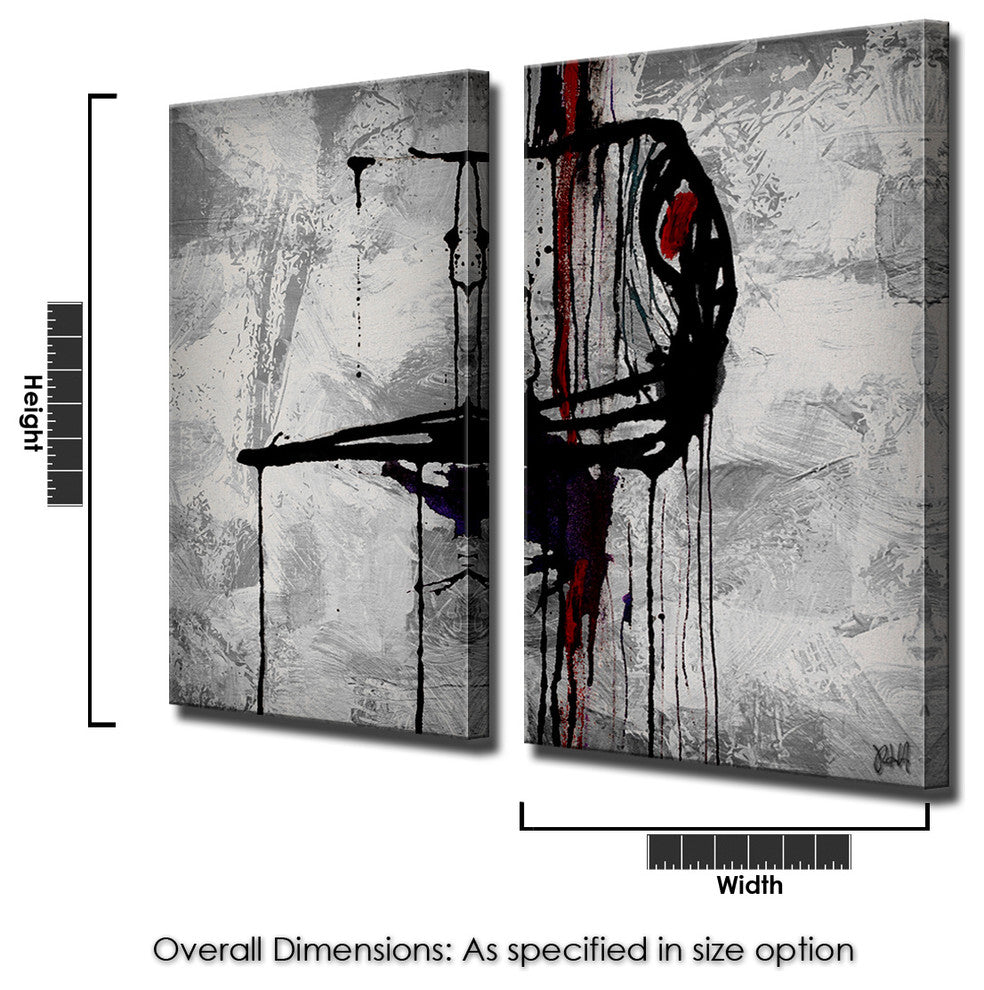 INKD XXV Canvas Art, 2-Piece Set, 24"x12"