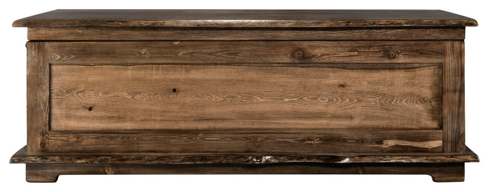 Big Sky Collection Live Edge, 4' Blanket Chest, Provincial Stain