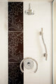 Wave Design Shower Grab Bar, Polished Stainless, 48"