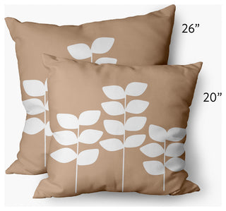 Simple Stems Decorative Throw Pillow, Pepper, 26"x26"