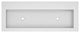 Trough 4819 Bathroom Sink, Pearl, No Faucet Holes