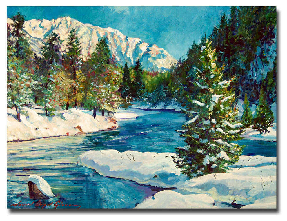 'Colorado Pines' Canvas Art by David Lloyd Glover