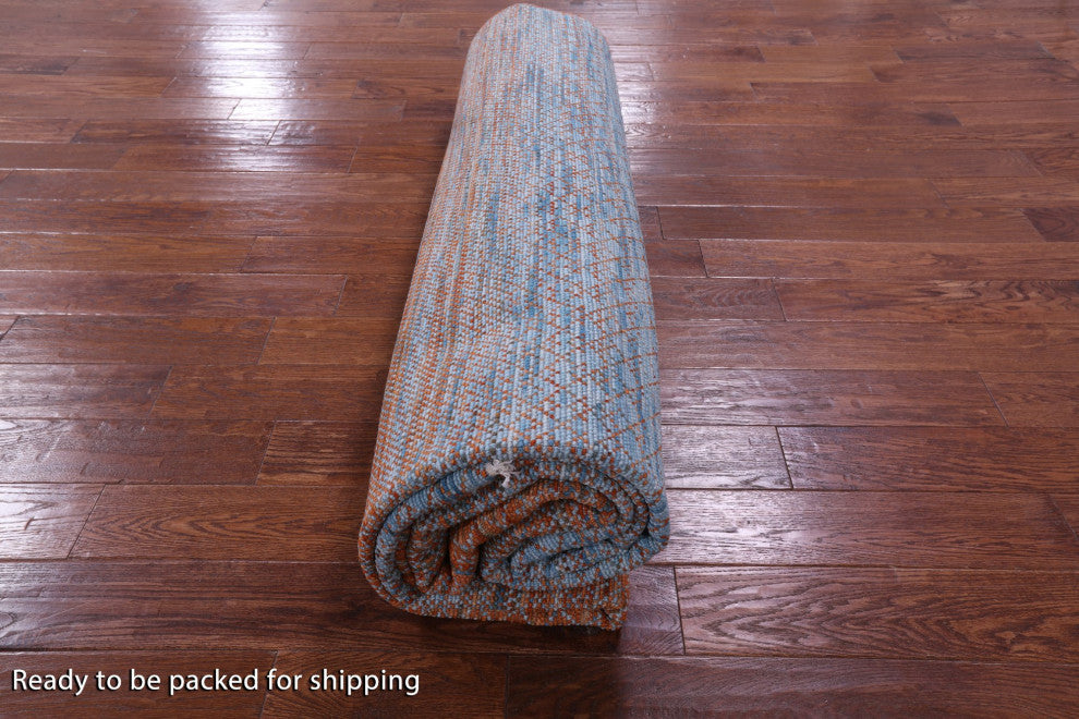 Savannah Grass Hand Knotted Wool Rug 9' 2" X 12' 3" Q9212
