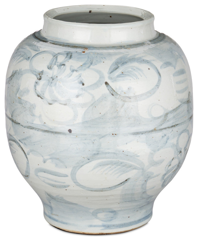 Ming-Style Countryside Large Preserve Pot