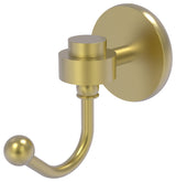 Satellite Orbit One Robe Hook, Satin Brass
