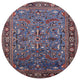 Ahgly Company Indoor Round Mid-Century Modern Area Rugs, 5' Round
