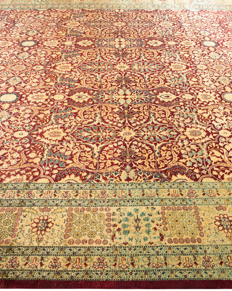 Mogul, One-of-a-Kind Hand-Knotted Area Rug Red, 8' 1" x 10' 5"