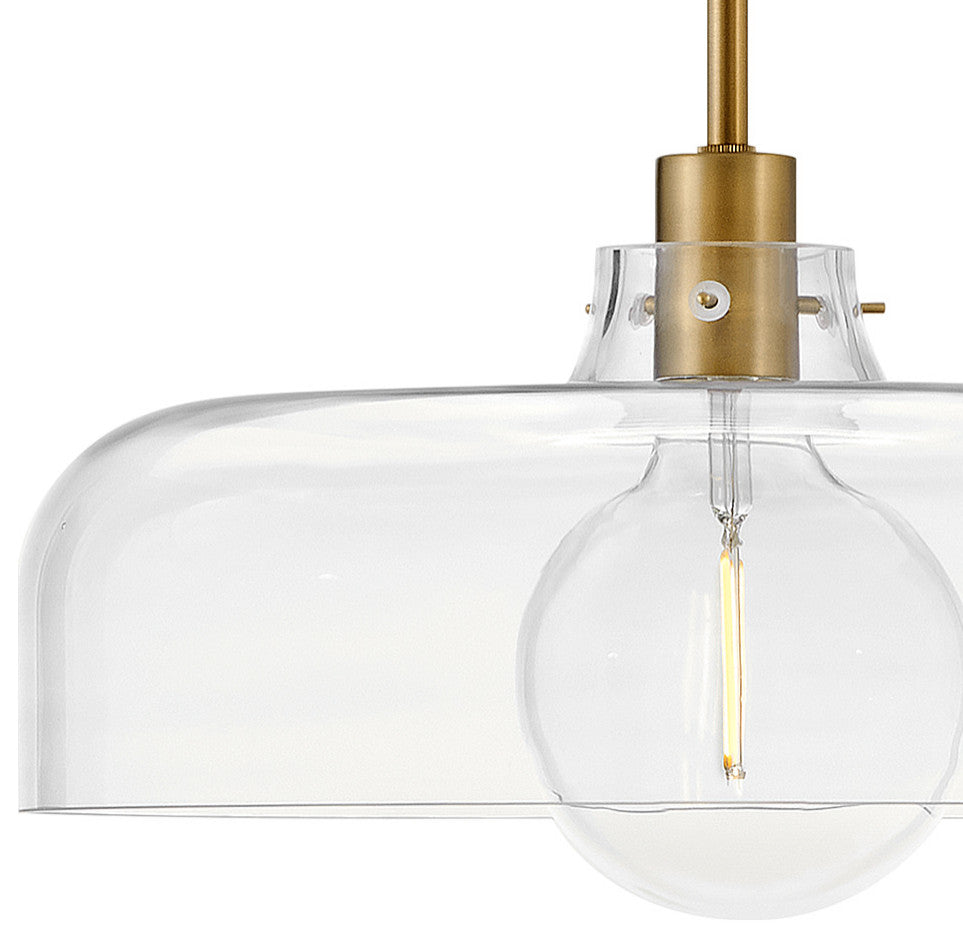 Lark Maisie Medium Pendant, Lacquered Brass