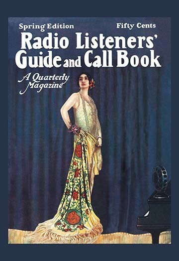 Radio Listeners' Guide and Call Book, Spring Edition- Gallery Wrapped Canvas Art