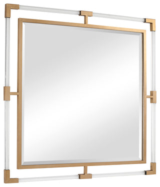 Uttermost Balkan Golden Square Mirror