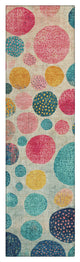 Machine Washable Indoor/Outdoor Chantille ACN1899 Teal 2'3" x 7'6" Runner Rug