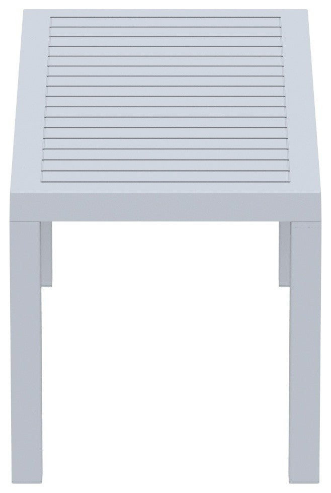 Compamia Ocean Outdoor Coffee Table, Silver-Gray