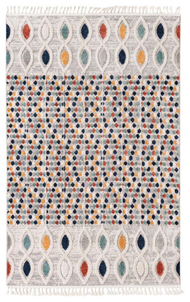 Unique Loom Cherokee Asheville Area Rug, Multi, 6' 0 X 9' 0 Rectangular