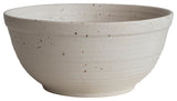 Farmhouse Stoneware Bowl, White Speckled Glaze