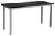 NPS Steel Fixed Height Science Lab Table, 24x60x30, ChemRes Top, Grey Frame