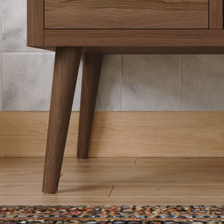 The Richmond Bathroom Vanity, Walnut, 48", Single Sink, Freestanding