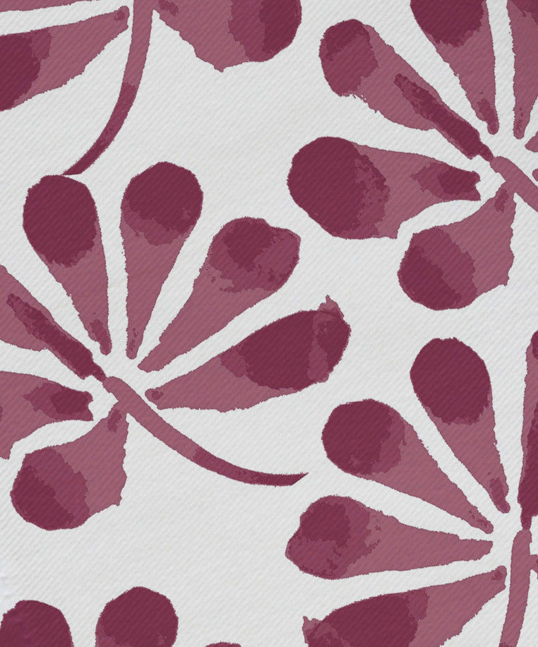 19x19", Ina Floral Print Napkin, Purple, Set of 4