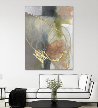 "Burnished Loops II" Fine Art Giant Canvas print 72"x54"