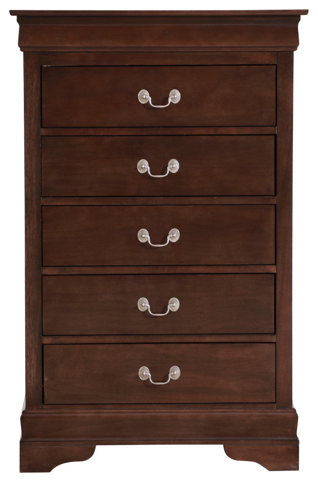 Kensington 5-Drawer Chest, Cappuccino