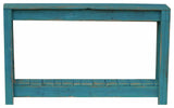 46" Rustic Console, Turquoise