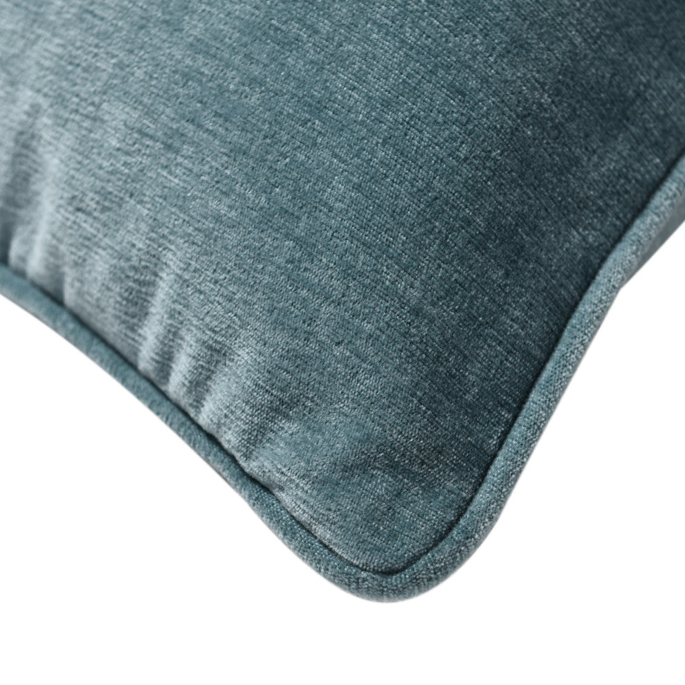 Dann Foley-Sincere-Chenille Pillow-24" x 24"-Ocean Blue