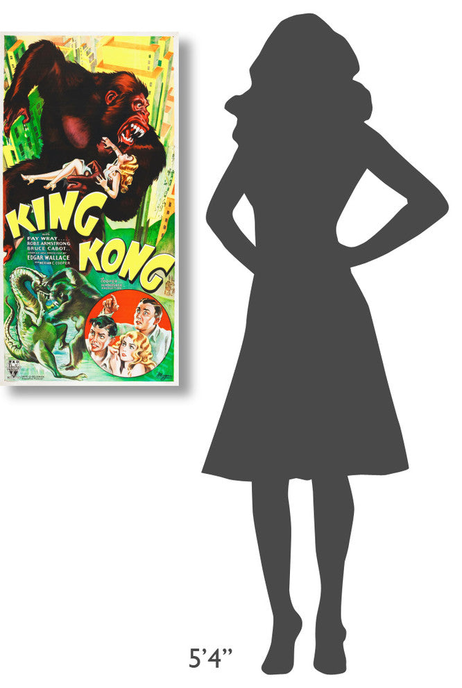 "King Kong" Stretched Canvas Giclee by Hollywood Photo Archive, 18x36"