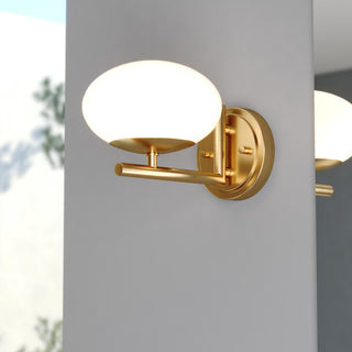 Sloane 1 Light Wall Light Satin Brass