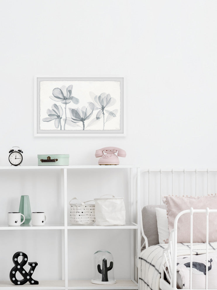 "Petal Reflection" Framed Painting Print