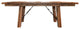 Montana Dining Table, Reclaimed Barnwood, Natural, 48x102, 2 Breadboard Exts