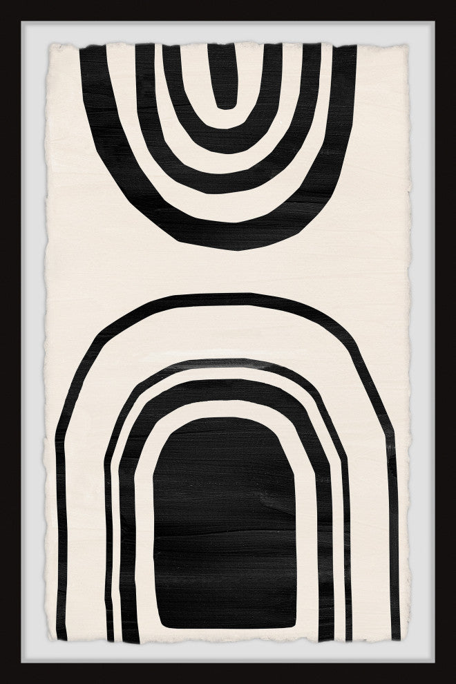 "Tunnel of Uncertainty" Framed Painting Print, 30x45