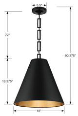 Alston 3 Light Chandelier